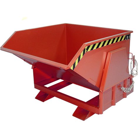 Bauer Südlohn Bac basculant BK 120, peint, rouge feu (1/5)