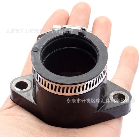 Connecteur de collecteur d'admission compatible avec Yamaha Kodiak Grizzly Wolverine YFM400/450 (1/4)