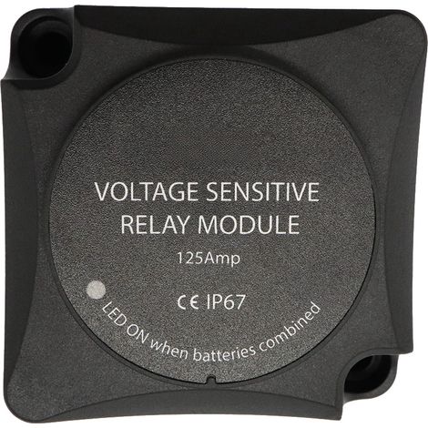 125A VSR-Spannungsrelais, Doppelbatterie-Trennschalter, automatisches Laden, für Boote, Wohnmobile und Nutzfahrzeuge