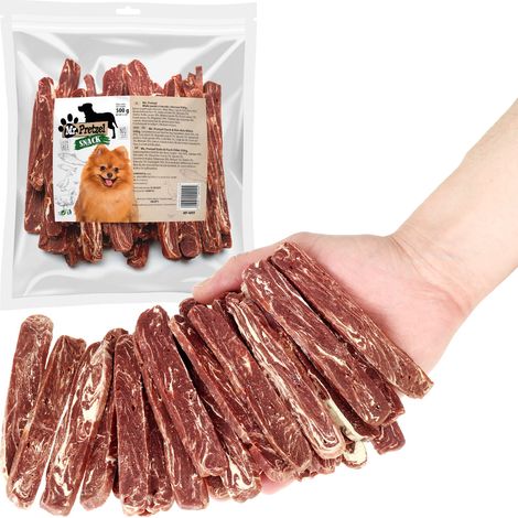 Delikatesse, Snack für Hunde Kleine Streifen von Ente und Kabeljau Mr. Pretzel 500g (1/5)