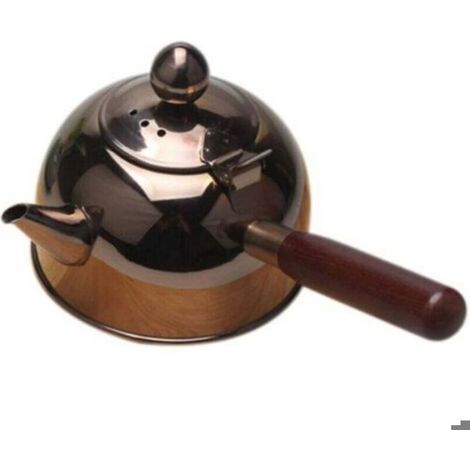 Cafetière Turque 500 ml Induction Poignée Petit Café Lait Thé Acier Inoxydable 304
