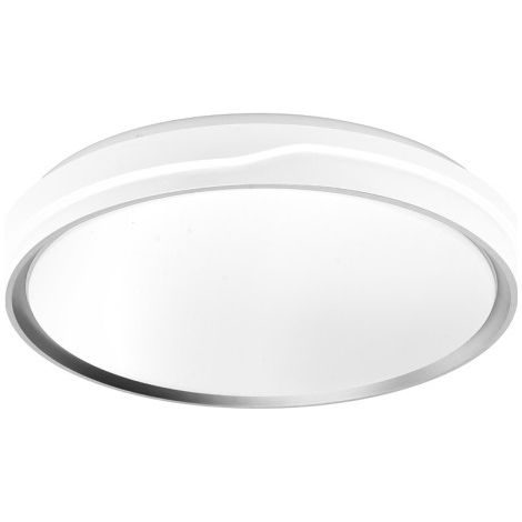 Anuar Deckenleuchte 60 W 3000-4200-6500 K Weiß/Silber 7,5 x 50 x 50 cm 5400 lm C/Fernbedienung
