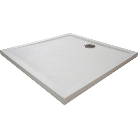 CAREA - Receveur CAPRI Grip 90x90 - Blanc (1/5)