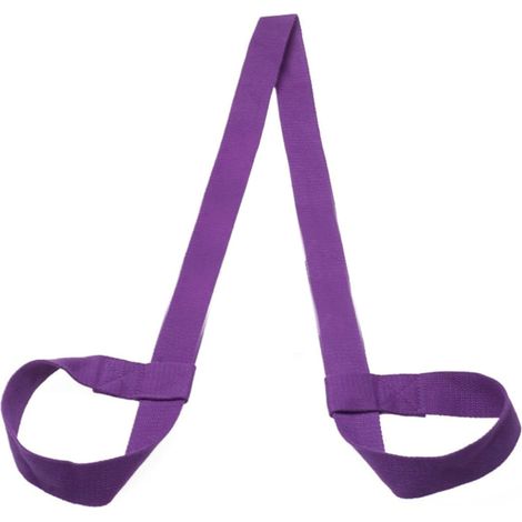 Sangle Pour Tapis De Yoga - Réglable - Coton Doux - Pour Transport Maison Extérieur Salle De Sport - 1 Pièce (1/5)