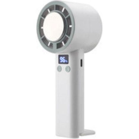 AMXCNOY 5-stufiger, leiser, wiederaufladbarer tragbarer Ventilator – Hoher Luftdurchsatz, Weiß, Ideal für Zuhause oder Bauchmuskeltraining (1/5)