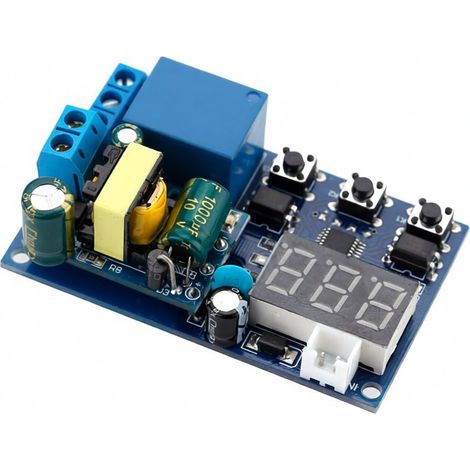 Module de relais temporisé 110-250 V CA avec affichage LED (1/5)