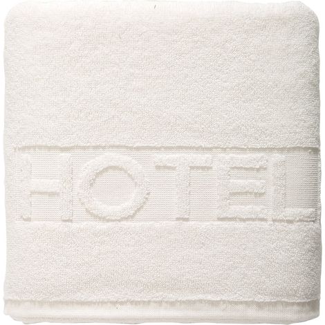 Hotelhandtuch 3 50x100 weiß 01 Hotelaufdruck 500 g/m²