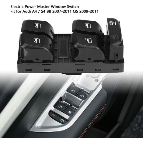 Hauptschalter für elektrische Fensterheber für Audi A4 S4 Q5 8KD 959 851