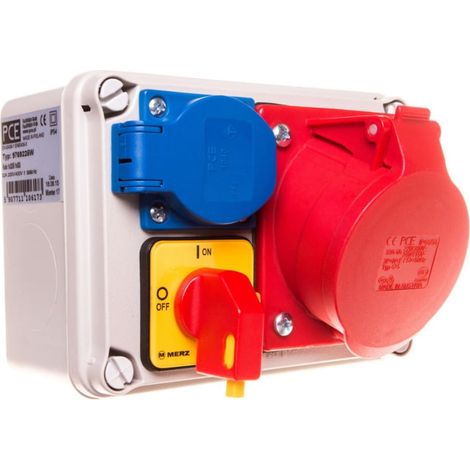 Tableau de distribution fixe 32 A/5P GSxTOPIK 10 A R.0-1 32 A 3P IP44 9769225W