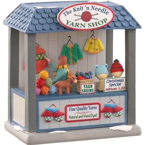 Lemax The Knit'N Needle Yarn Shop 04760 Villaggio Di Natale