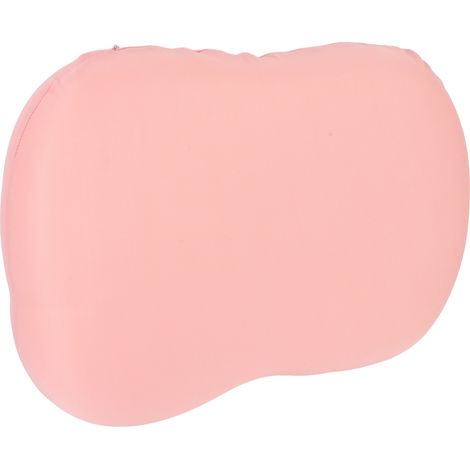 Oreiller cervical en mousse à mémoire de forme, doux comme un ventre de chat, avec housse amovible et lavable, rose. (1/5)