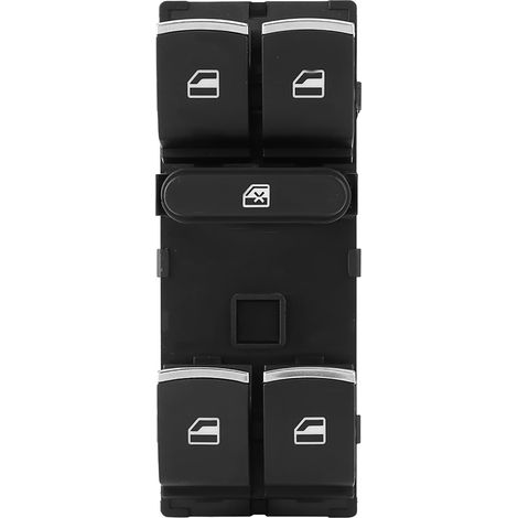 6 pièces interrupteurs chromés pour phares et rétroviseurs Volkswagen B6 CC MK5 MK6 (1/5)