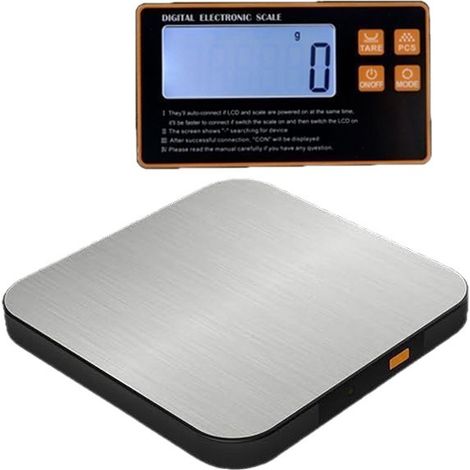 Balance de cuisine électronique, balance alimentaire de haute précision 15 kg / 1 G avec affichage fractionné, écran LCD magnétique et fonction de chauffage, 7 unités, arrêt automatique (1/5)