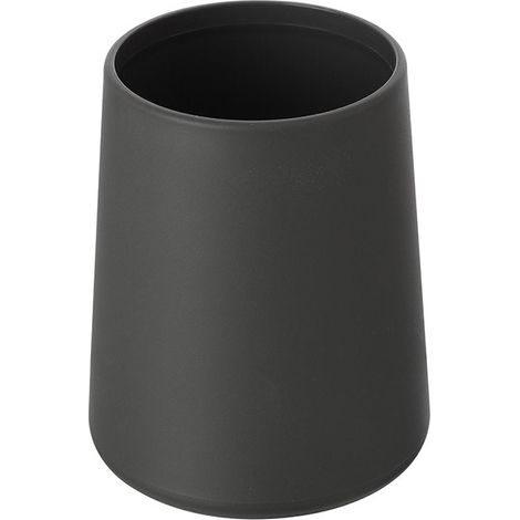 Portaspazzolino In Plastica Grigio Da Appoggio Per Bagno Moderno (1/4)