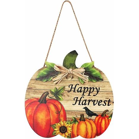 Hängendes Holzschild für Thanksgiving, Türdekoration mit Essstäbchen, Herbstfest, Dekoration für Haus und Garten - JM00909 (1/5)
