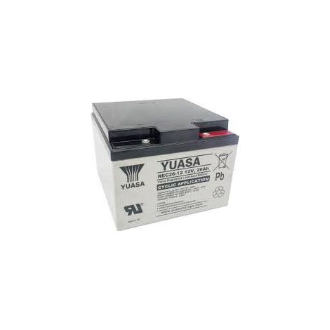 Batterie plomb étanche REC26-12 Yuasa 12v 26ah