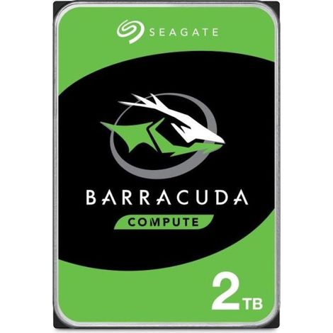 SEAGATE - Disque dur Interne HDD - BarraCuda - 2To - 7 200 tr/min - 3.5 ST2000DM008