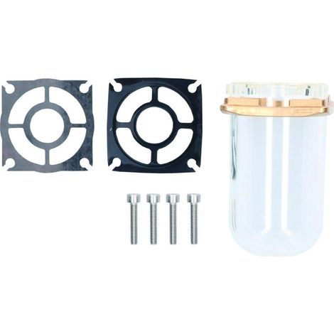 Judo Ersatzteilset Filterglocke mit Flansch und Wechselfilter 1/2" - 1 1/4"