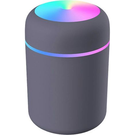 Humidificateur silencieux à 1 bouton avec brumisation fine et lumière intégrée, 300 ml