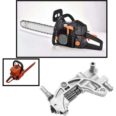 Kit ingranaggio a vite senza fine per pompa dell'olio per motosega compatibile con parti di ricambio per motoseghe 5200 4500 5800 58cc 52cc 45cc (1/4)