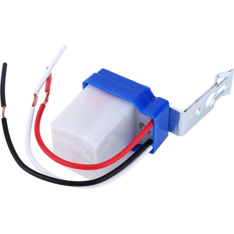 2 Pièces Interrupteur de Commande de Lumière Interrupteur Crépusculaire Extérieur 220v, Interrupteur Crépusculaire Interrupteurs d'éclairage Mural Photoswitch Interrupteur de (1/5)