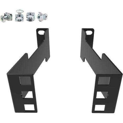 Mises à niveau de 10 cm de profondeur pour adaptateur de montage en rack général pour centre de données, équipement de stabilité, organisation, armoire serveur, optimisation de l'espace (1/5)