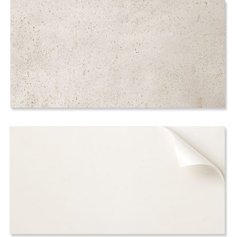Panel decorativo adhesivo para una r谩pida transformaci贸n de pared, 100 x 50 cm, textura similar a la piedra.