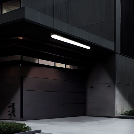 LED Deckenleuchte Feuchtraum Feuchtraumwannenleuchte LED Garagenlampe LED Röhre, strahlwassergeschützt, 1x LED 22W 2000Lm kaltweiß, L 157,6 cm