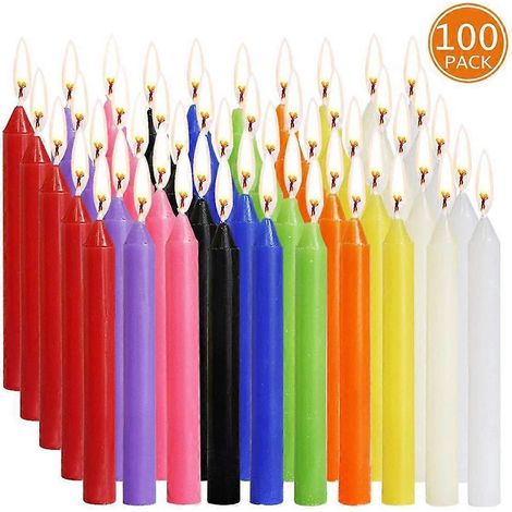Cire de bougie conique pour jeux et fournitures domestiques. Idéale pour la fabrication de carillons, les rituels et les veillées. (1/4)