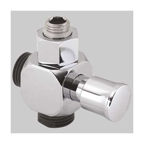 Deviatore A 2 Vie Per Colonna Doccia Cross Easy 02 Cromo