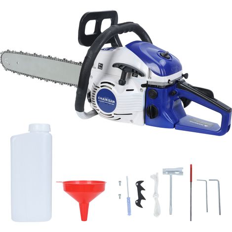 Tronçonneuse professionnelle à essence - FIANAO - 58CC - 20" - Antidérapante - Haute Performance - Chaîne 76DL - 82x25x25 cm (1/5)
