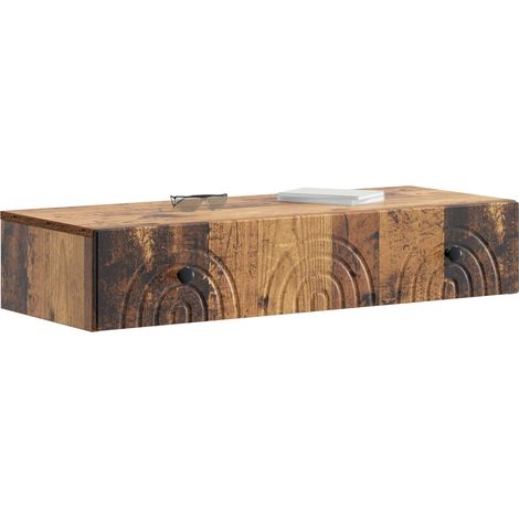 Maison Exclusive - Tavolino da Parete Laterale Legno antico 87,5 x 34,5 x 17 cm