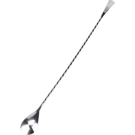Cocktail-Rührlöffel aus Edelstahl mit Gabel zum Mixen von Getränken (1/5)