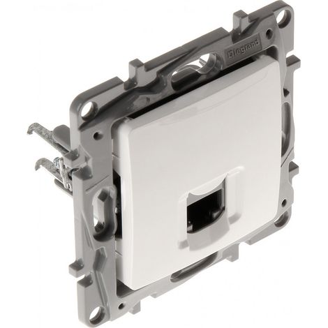 Prise informatique Niloe RJ45 cat. 6 UTP blanche 764573 (1/3)