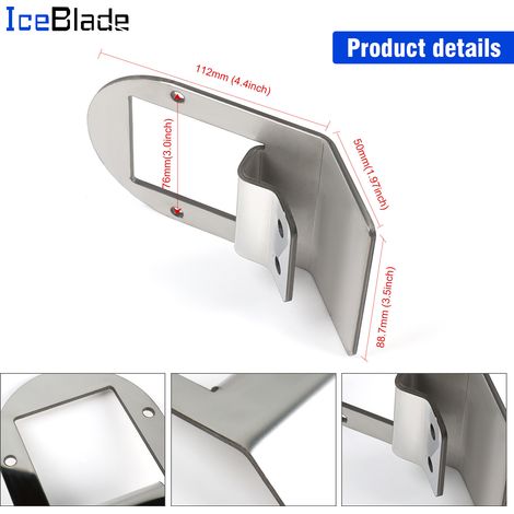 Hot-selling stainless steel mounting brackets for overseas auto parts and modified car lights are easy to install simply tighten the bolts. (1/4)