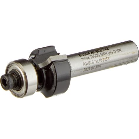 Bosch 1x Fresa PRO per arrotondamento (per Legno tenero, Legno duro, Ø 24,7 mm, Professional Accessorio Fresatrice portatile, Rifilatore) (1/3)