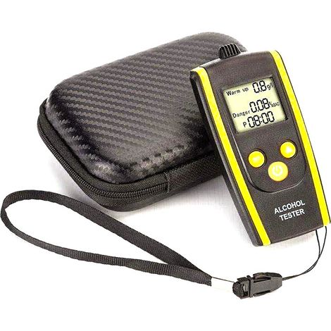 Éthylotest HT-611 avec étui de rangement compatible usage automobile (1/5)
