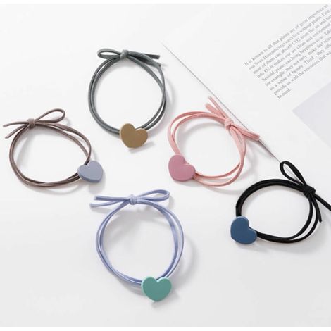 Set di 5 elastici per capelli, adatto a capelli spessi