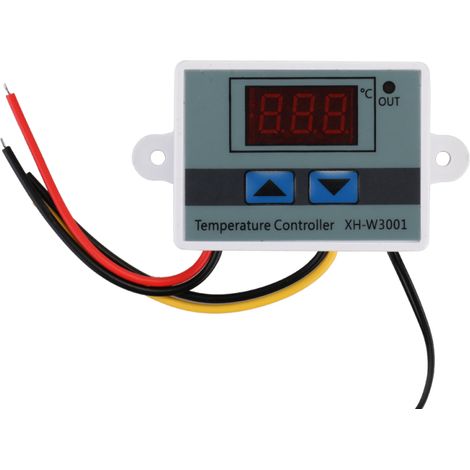 Contrôleur de température numérique à affichage LCD XH-W3001, régulateur thermique à micro-ordinateur et thermostat à thermocouple