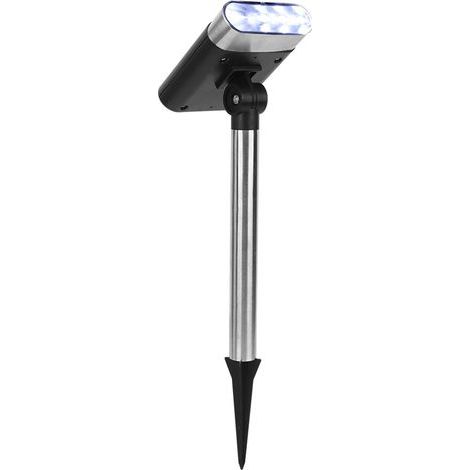 Outdoor Waterproof 3 LED Solar Power Spot Light Garden Yard Lawn Lamp Decoration (1/5)