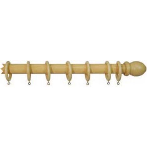Bastone In Legno Senza Supporti Ø Mm.35 Naturale - cm.240