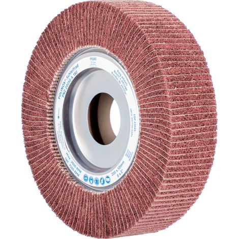PFERD TOOLS POLINOX Vlies-Schleifrad PNZ Ø 200x50mm Bohrung-Ø 44 mm A180 für Feinschliff und Finish (1/2)