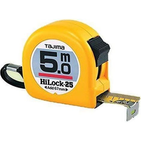Mètre à ruban H6P50MY - 5m - 16mm - Jaune