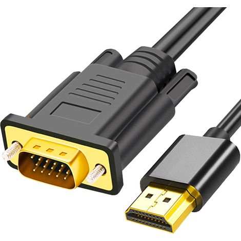 Cable HDMI a VGA de 1,8 metros (6 pies) (macho a macho) (1/5)
