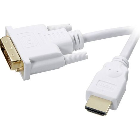 Câble adaptateur SpeaKa Professional SP-7870336 2.00 m blanc R843611 (1/4)