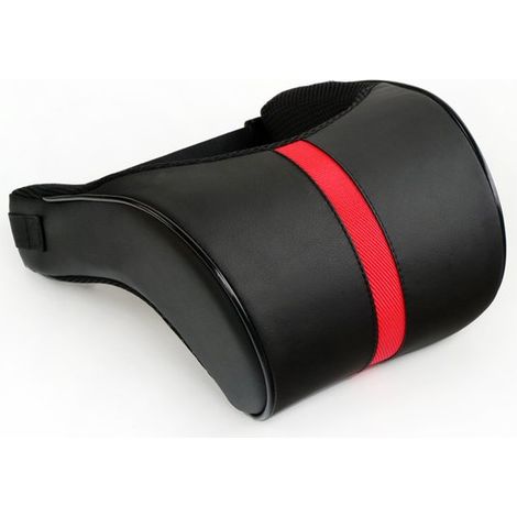 Nackenkissen fürs Auto Kopfstützenkissen Nackenstütze für Autositze Kopfstützenkissen aus weichem PU Leder + Memory Schaumstoff (1/5)
