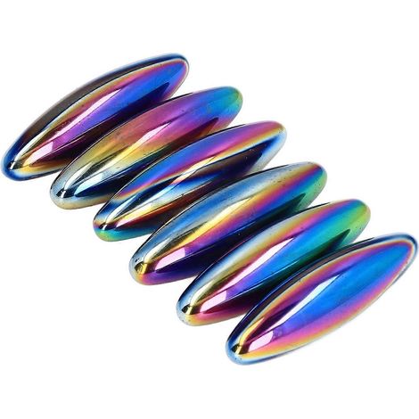 ovale Magnete, vielseitig einsetzbar, Regenbogen-Magnet-Gadget, Schlangen-Ei-Magnete für Whiteboard, Kühlschrank, Schrank
