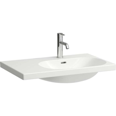LAUFEN LUA lavabo, 1 agujero para grifo, con rebosadero, (1/4)