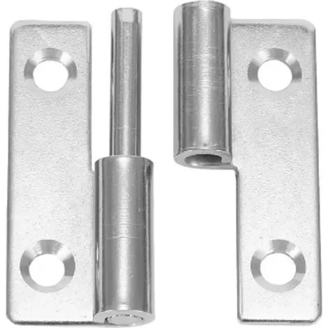 (1,5 pouce (gauche) - 5 pièces) Charnière amovible en acier inoxydable robuste pour portes à battant, charnières détachables à joint coulissant, quincaillerie de quincaillerie de porte (1/5)