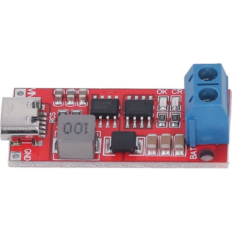 Module chargeur batterie lithium 18650 Type C PCB 4S automatique, boost DC 3-6V vers 16,8V, courant d'entrée 4A, courant de charge 1,12A (1/5)